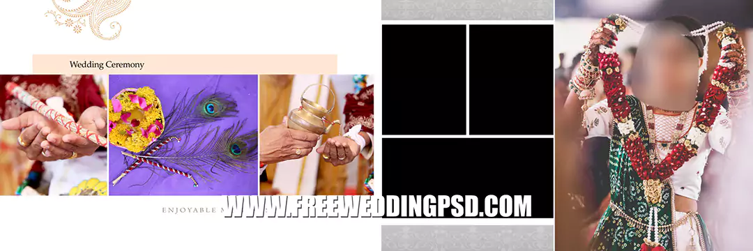 Free download wedding album psd templates